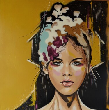 Painting titled "Spring bloom" by Livien Rózen, Original Artwork, Acrylic