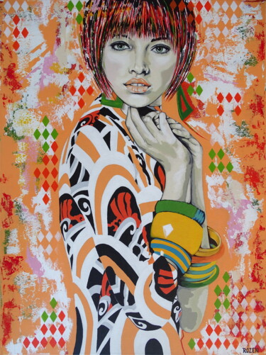 Painting titled "Blouse" by Livien Rózen, Original Artwork, Acrylic