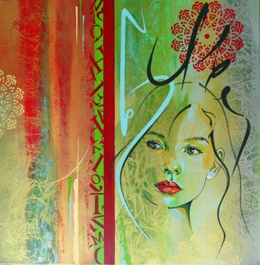 Malerei mit dem Titel "Spring" von Livien Rózen, Original-Kunstwerk, Acryl