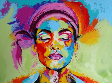 Malerei mit dem Titel "Diversity of colors…" von Livien Rózen, Original-Kunstwerk, Acryl
