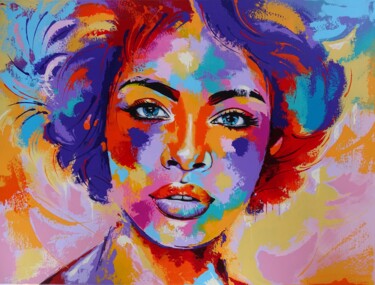 Pintura titulada "Diversity of colors…" por Livien Rózen, Obra de arte original, Acrílico