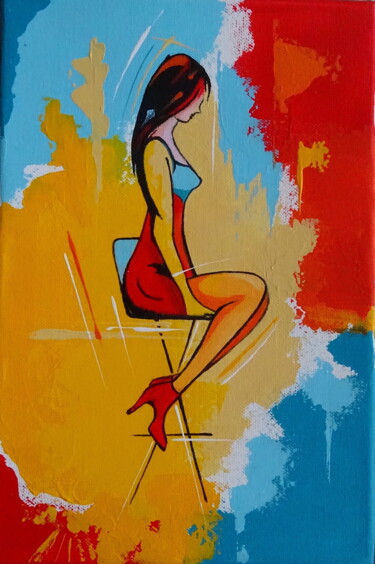 Painting titled "In line with fashio…" by Livien Rózen, Original Artwork, Acrylic