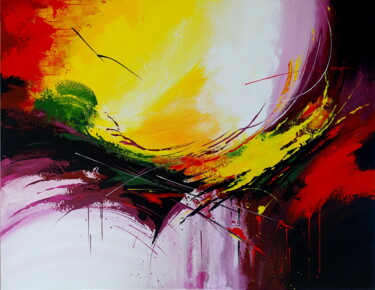 Painting titled "Dynamic Impulse" by Livien Rózen, Original Artwork, Acrylic