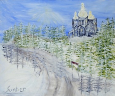 Painting titled "russian-winter.jpg" by Suzanne Surber, Original Artwork
