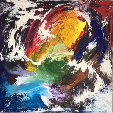 Peinture intitulée "Colorful Joy - Acti…" par Living Sparkle, Œuvre d'art originale, Acrylique