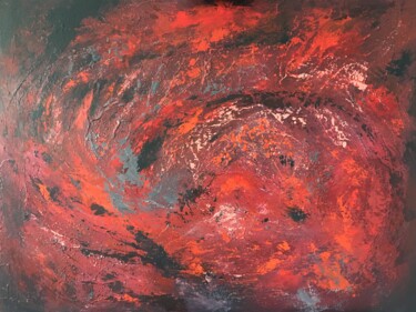 Peinture intitulée "Red Power - When st…" par Living Sparkle, Œuvre d'art originale, Acrylique