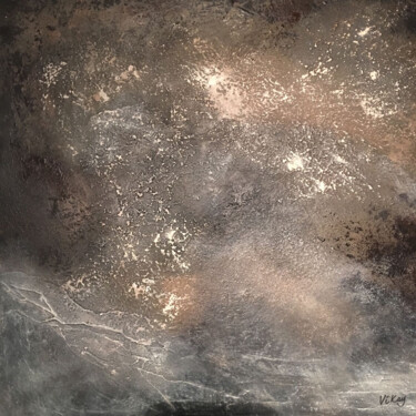 Pittura intitolato "Cream Destiny - Tim…" da Living Sparkle, Opera d'arte originale, Acrilico