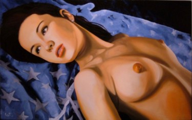 Painting titled "Laura" by Si G.Livoti, Original Artwork