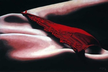 绘画 标题为“slip-rosso” 由Si G.Livoti, 原创艺术品