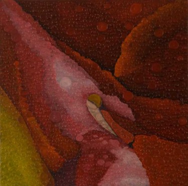 Pittura intitolato "part.in-rosso" da Si G.Livoti, Opera d'arte originale