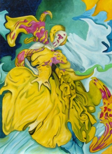 Pittura intitolato "fra-gioia-e-sorpres…" da Si G.Livoti, Opera d'arte originale