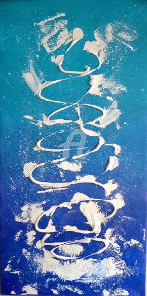 Peinture intitulée "osmose." par Liz' Artist, Œuvre d'art originale, Acrylique