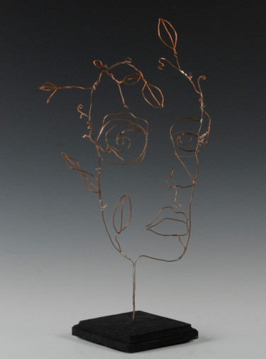 Escultura titulada "Grow" por Liz Paker, Obra de arte original, Metales