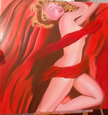 Pintura intitulada "Monroe" por Liza Alburquerque, Obras de arte originais, Óleo