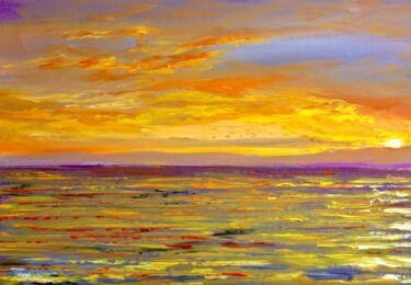 Painting titled "Near Mediterranean…" by Liza Illichmann, Original Artwork, Oil