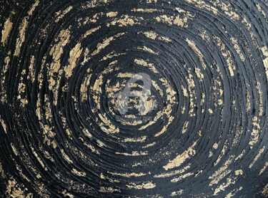 Ζωγραφική με τίτλο "My universe, galaxy…" από Liza Khaldzhidis, Αυθεντικά έργα τέχνης, Ακρυλικό Τοποθετήθηκε στο Ξύλινο φορε…