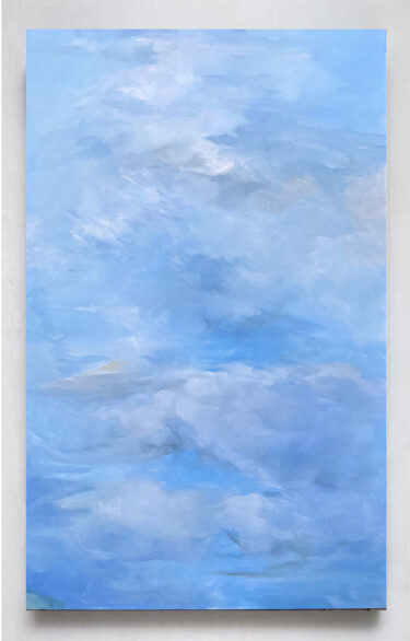 Pittura intitolato "Blue Sky 3" da Liza Orlovska, Opera d'arte originale, Olio