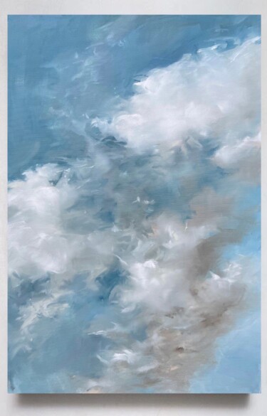 Pintura titulada "Blue Sky 4" por Liza Orlovska, Obra de arte original, Oleo