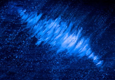 Ζωγραφική με τίτλο "Winter Nebula, abst…" από Liza Peninon, Αυθεντικά έργα τέχνης, Ακρυλικό