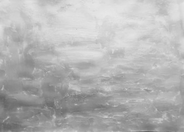 Malerei mit dem Titel "Winterland, abstrac…" von Liza Peninon, Original-Kunstwerk, Acryl