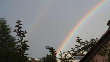 Fotografia zatytułowany „Springtime Rainbow,…” autorstwa Liza Peninon, Oryginalna praca, Fotografia nie manipulowana