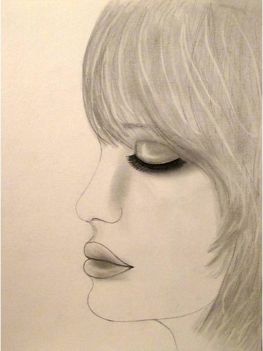 Dessin intitulée "Sweet Dreams, portr…" par Liza Peninon, Œuvre d'art originale, Crayon