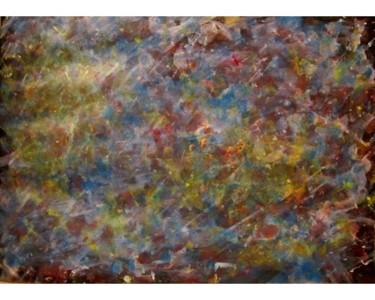 Painting titled "Matrice, abstract p…" by Liza Peninon, Original Artwork, Acrylic