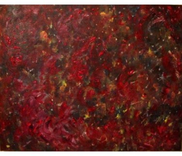 Malerei mit dem Titel "Secret Nebula, abst…" von Liza Peninon, Original-Kunstwerk, Acryl