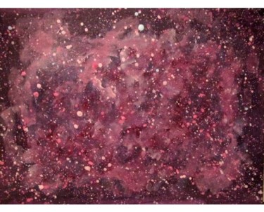 Painting titled "Dream Nebula, abstr…" by Liza Peninon, Original Artwork, Acrylic
