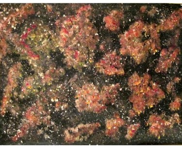 Painting titled "Galactic Clouds, ab…" by Liza Peninon, Original Artwork, Acrylic