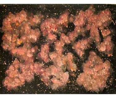 Schilderij getiteld "Cosmic Flowers, abs…" door Liza Peninon, Origineel Kunstwerk, Acryl