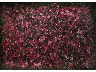 Painting titled "Galactic Blossom, a…" by Liza Peninon, Original Artwork, Acrylic