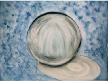 Картина под названием "Magic Thoughts, abs…" - Liza Peninon, Подлинное произведение искусства, Акварель