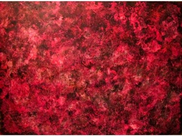 Painting titled "Galactic Fire, abst…" by Liza Peninon, Original Artwork, Acrylic