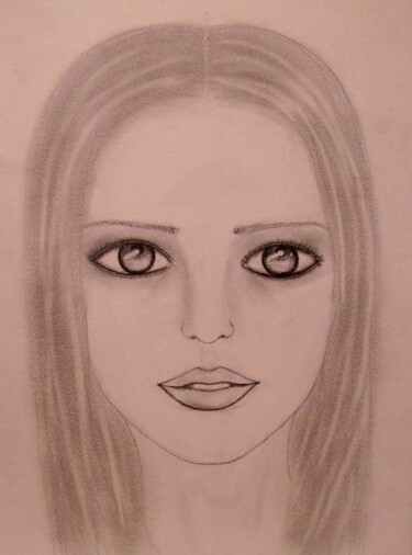 Drawing titled "Sweet Child o' Mine…" by Liza Peninon, Original Artwork, Pencil