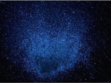 Peinture intitulée "Blue Nebula, abstra…" par Liza Peninon, Œuvre d'art originale, Acrylique