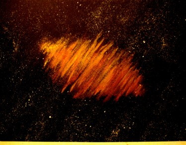 Pintura intitulada "Incandescent Nebula…" por Liza Peninon, Obras de arte originais, Acrílico