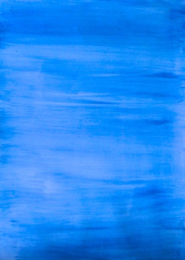 Painting titled "Into the Blue, abst…" by Liza Peninon, Original Artwork, Acrylic