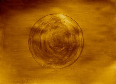 Painting titled "La Galaxie de l'Aur…" by Liza Peninon, Original Artwork, Acrylic