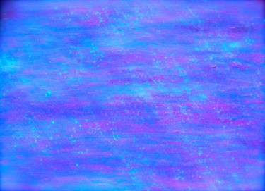 Peinture intitulée "Cosmic Lagoon, abst…" par Liza Peninon, Œuvre d'art originale, Acrylique