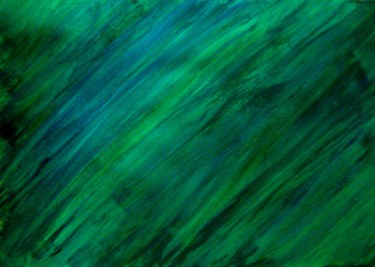 Painting titled "Ocean Cosmic Storm,…" by Liza Peninon, Original Artwork, Acrylic