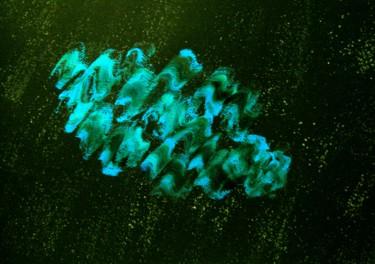 Картина под названием "Galactic Waves, abs…" - Liza Peninon, Подлинное произведение искусства, Акрил