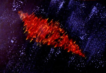 Pittura intitolato "Autumn Nebula, abst…" da Liza Peninon, Opera d'arte originale, Acrilico