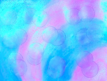 Cosmic Rainbow, abstract painting Painting titled "Cosmic Rainbow, abs…" by Liza Peninon, Original Art, Acrylic