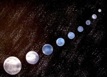Peinture intitulée "La constellation de…" par Liza Peninon, Œuvre d'art originale, Acrylique