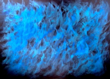 Pittura intitolato "Cosmic Winds, abstr…" da Liza Peninon, Opera d'arte originale, Acrilico