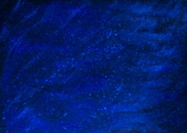Painting titled "Indigo Galaxy, abst…" by Liza Peninon, Original Artwork, Acrylic