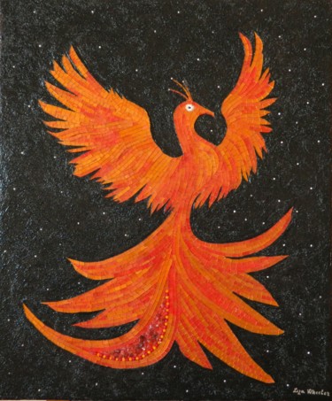 Sculpture titled "Phoenix - fantasy f…" by Liza Wheeler, Original Artwork, Other