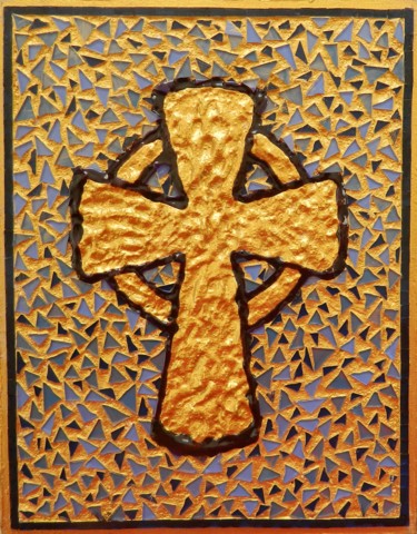 Sculpture titled "Religious Cross II" by Liza Wheeler, Original Artwork