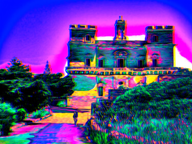 Digital Arts titled "Back to the castle" by Lizard'S Visuals, Original Artwork, Digital Painting